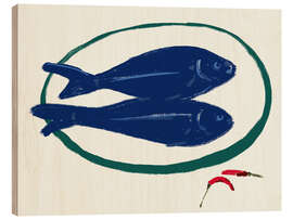 Trebilde Blue Fishes Still Life