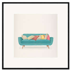 Gerahmter Kunstdruck Sunday Sofa