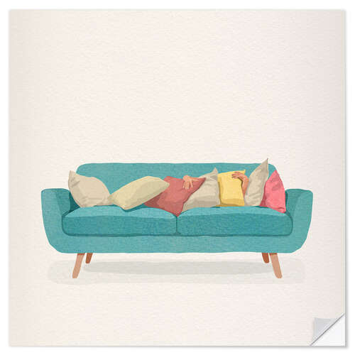 Wall sticker Sunday Sofa
