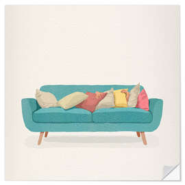 Wandsticker Sunday Sofa
