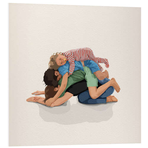 Hartschaumbild Original Childpose