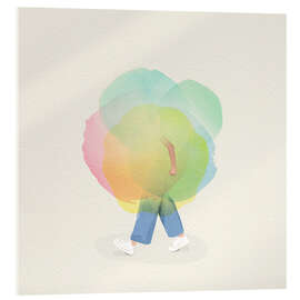 Tableau en verre acrylique Cloud of Joy