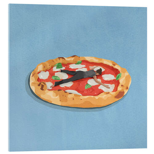 Cuadro de metacrilato Pizza Girl
