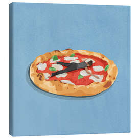Canvas print Pizza Girl