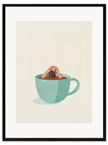 Gerahmter Kunstdruck Going Deep