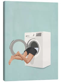 Canvas print Laundry Quest - Giselle Dekel