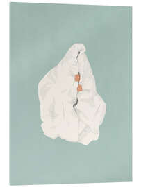 Tableau en verre acrylique Not ready - Giselle Dekel