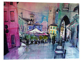 Hartschaumbild Bassano del Grappa, Piazza Terraglio