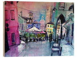 Trätavla Bassano del Grappa, Piazza Terraglio - Johann Pickl