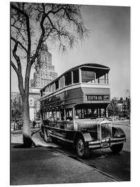 Tableau en aluminium Fifth Avenue Bus, Washington Square, Manhattan, 1936 - Christian Müringer