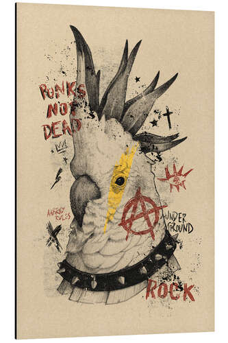 Print på aluminium Punks not dead