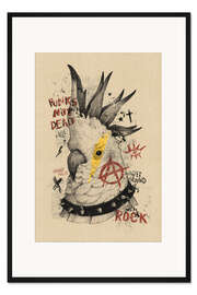 Gerahmter Kunstdruck Punks not dead