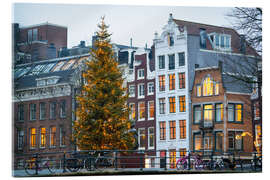 Akryylilasitaulu Christmas tree in Amsterdam - George Pachantouris
