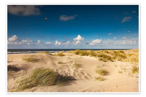 Poster Strand auf Spiekeroog