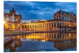 Akrylbilde Dresden Zwinger at night - Peter Schickert