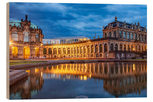Trebilde Dresden Zwinger at night