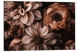 Cuadro de aluminio Flower Opulence Mocha Mousse - Andrea Haase