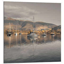 Alumiinitaulu Sailing Boats in Derwentwater Lake - Assaf Frank