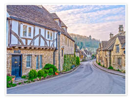 Obraz Stone cottages in Castle Combe - Assaf Frank