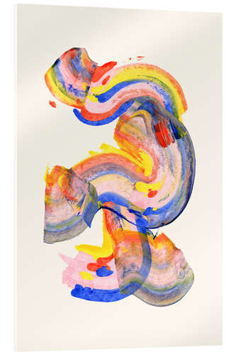 Acrylic print Abstract Rainbow