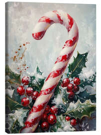 Canvas print Christmas Candy Cane