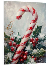 Cuadro de PVC Christmas Candy Cane