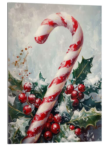 Stampa su plexi-alluminio Christmas Candy Cane