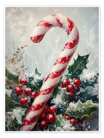 Plakat Christmas Candy Cane