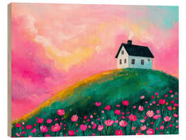 Tableau en bois Pink delusion - DejaReve