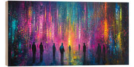 Wood print The Matrix - DejaReve