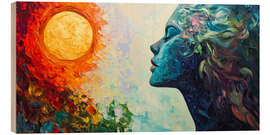 Holzbild Gaia Comes Alive - DejaReve