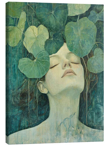 Tableau sur toile Green Mantra in My Mind