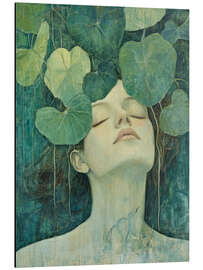 Magnettafel Green Mantra in My Mind