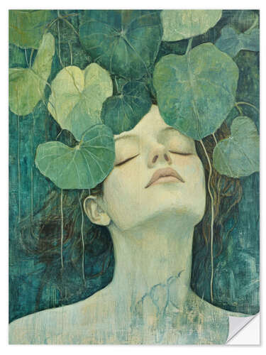 Vinilo para la pared Green Mantra in My Mind
