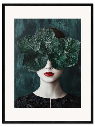 Impressão artística com moldura Floral Lust