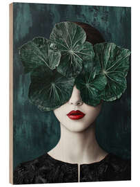 Hout print Floral Lust