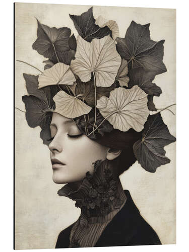 Aluminium print Fusion with Nature I
