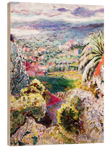 Cuadro de madera Bay of Cannes, 1937