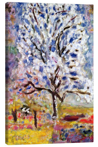 Stampa su tela The Blossoming Almond Tree, 1947