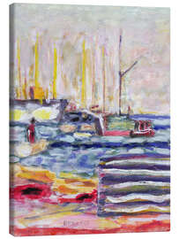 Canvas print A port in Normandy, 1930 - Pierre Bonnard