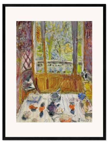 Plakat artystyczny premium w ramie The Breakfast Room, 1930