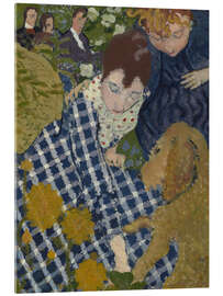 Akrylbillede Women with Dog, 1891