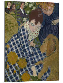 Aluminiumsbilde Women with Dog, 1891