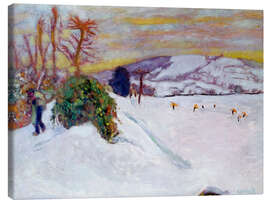 Stampa su tela The Snow at Dauphine, 1910