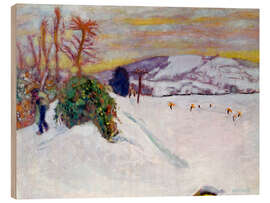 Puutaulu The Snow at Dauphine, 1910