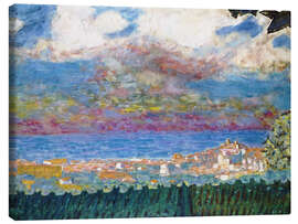Canvas print Stormy Sky over Cannes, 1945