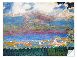 Wandsticker Stürmischer Himmel über Cannes, 1945