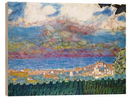 Trätavla Stormy Sky over Cannes, 1945