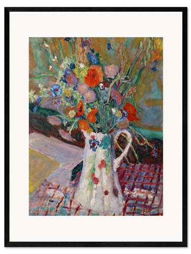 Stampa artistica con cornice Bouquet of Wild Flowers, 1922
