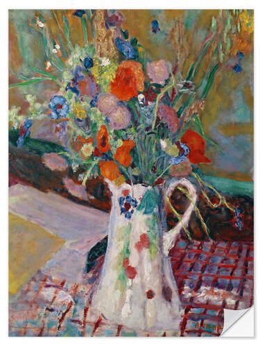 Autocolante decorativo Bouquet of Wild Flowers, 1922